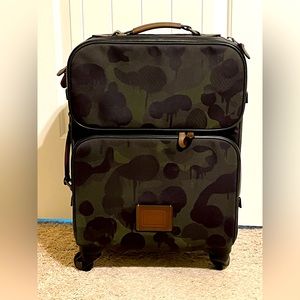 COACH Carry On Luggage Wild Beast Print